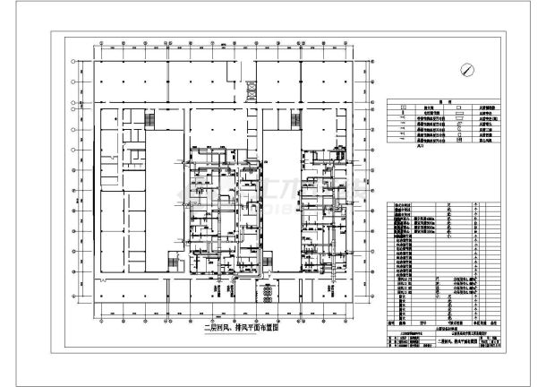某制药厂净化空调系统设计CAD详图-图二