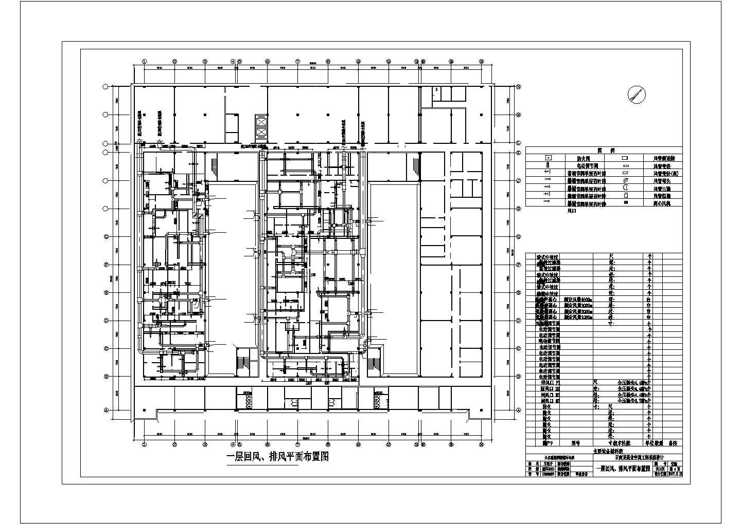 某制药厂净化空调系统设计CAD详图