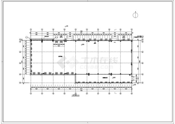 某粮仓储备中心建筑工程CAD详图-图二