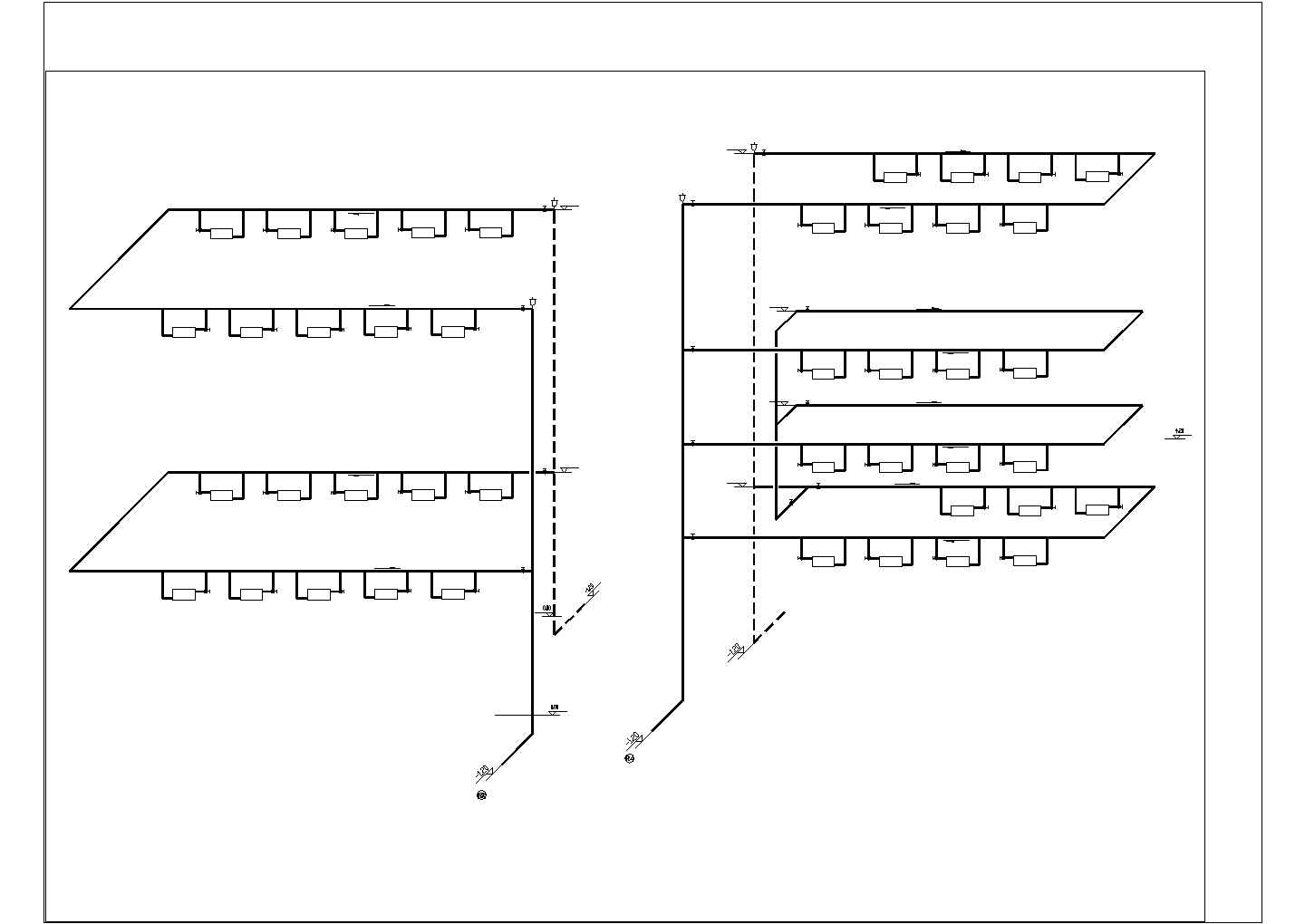 [暖通图纸] 厂房建筑散热器采暖系统设计施工图cad