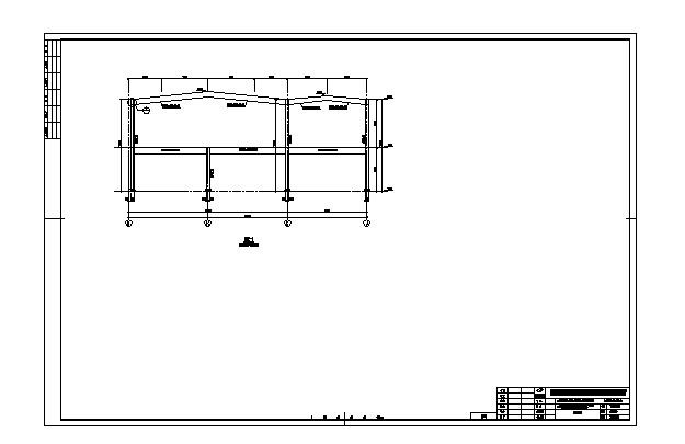 某工厂房结构CAD支座钢筋示意图_图1
