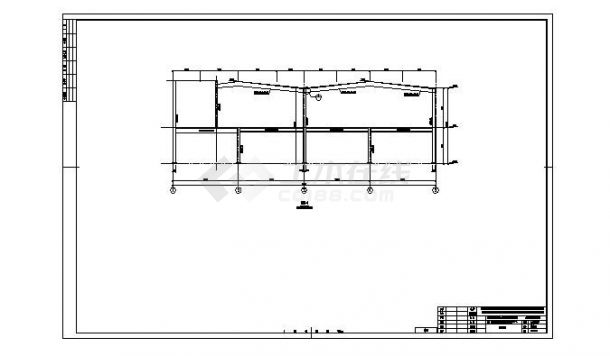 某工厂房结构CAD支座钢筋示意图-图二