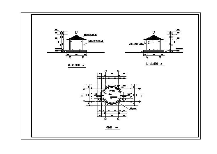 某广场施工CAD平面设计图