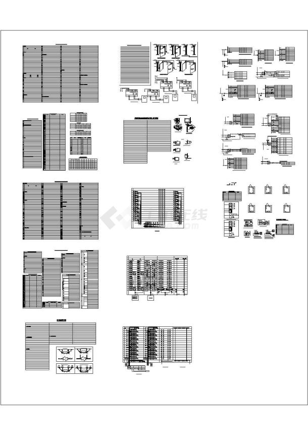 某九龙源著花园小区10#楼CAD建筑设计施工图纸-图一