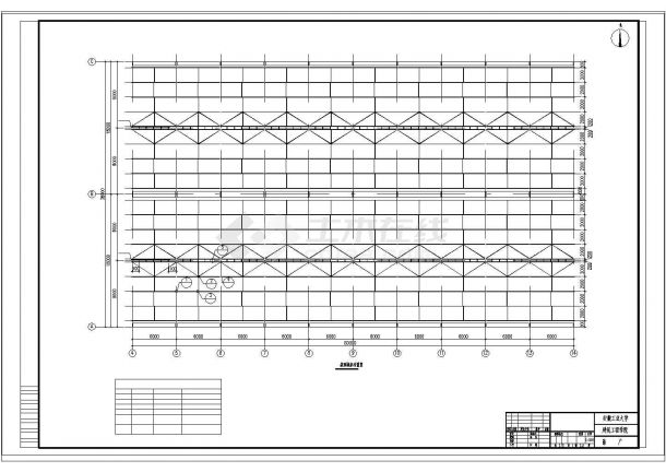 某地轻钢结构厂房设计工程量计算实例（含图纸）-图二
