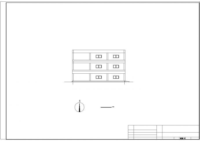 某地三层厂房建筑工程量计算实例（含cad图纸）_图1