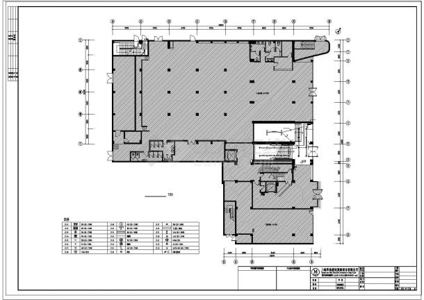 上海酒店管理公司办公楼装修项目电气cad施工图纸-图一