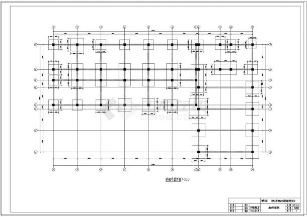 某四层框架结构教学楼建筑工程量计算实例（含cad图纸）-图一