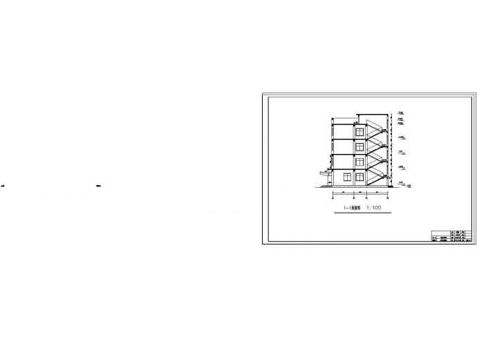 某四层框架结构写字楼建筑工程量计算实例（含图纸）_图1
