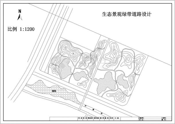 某地区生态绿化设计参考详图-图一