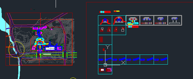 某南湾中学CAD室内装修中式风格_图1