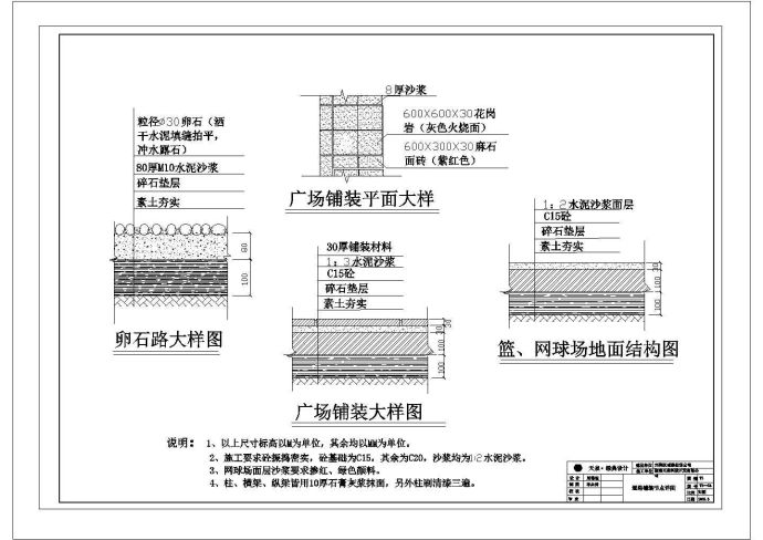 某小区园林装修设计参考详图_图1