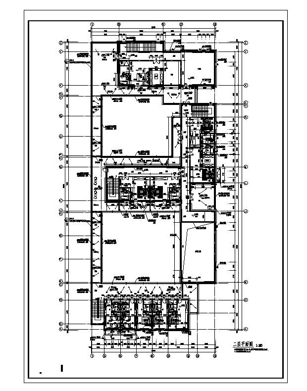 四合院建筑CAD平面设计图