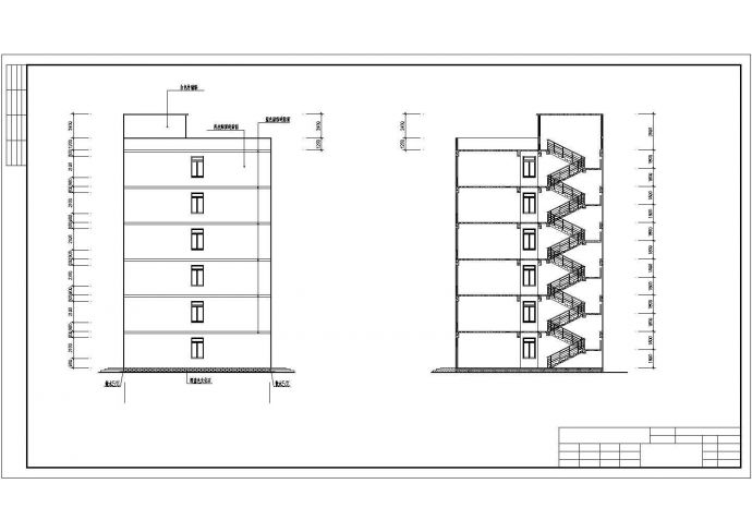 某行政办公楼建筑毕业设计施工CAD资料（含结构图、计算书）_图1