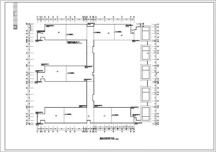 六层大型高校试验楼平面CAD图_图1