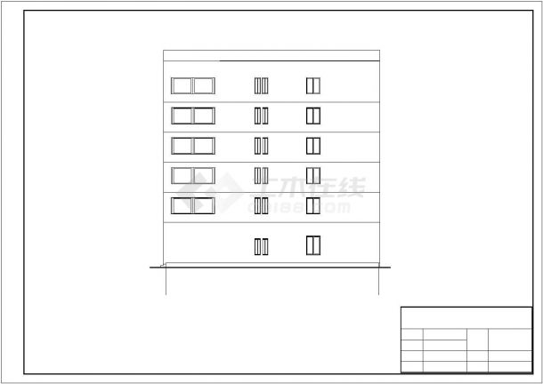 某钢框架办公楼建筑工程毕业设计施工资料（含结构图、计算书）-图一
