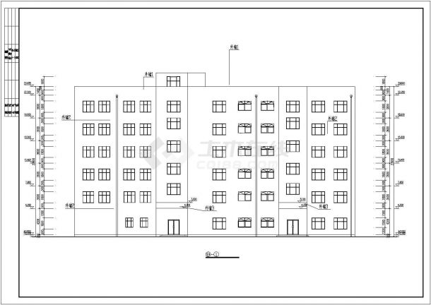 某办公建筑工程毕业设计施工资料（含结构图、计算书）-图二