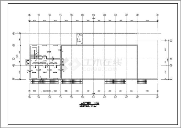 某地大型客运站建筑规划CAD详图-图二