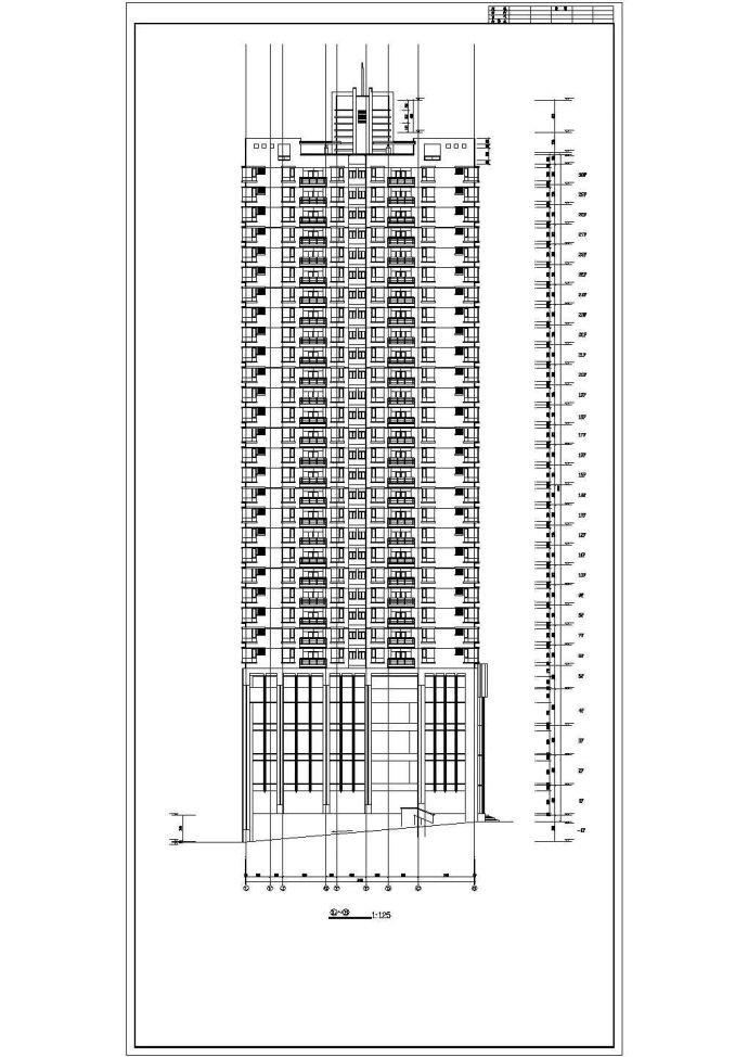 贵阳市高层大楼装修设计参考详图_图1