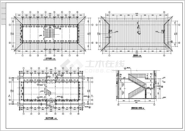 某古建筑展览馆装修设计参考详图-图一