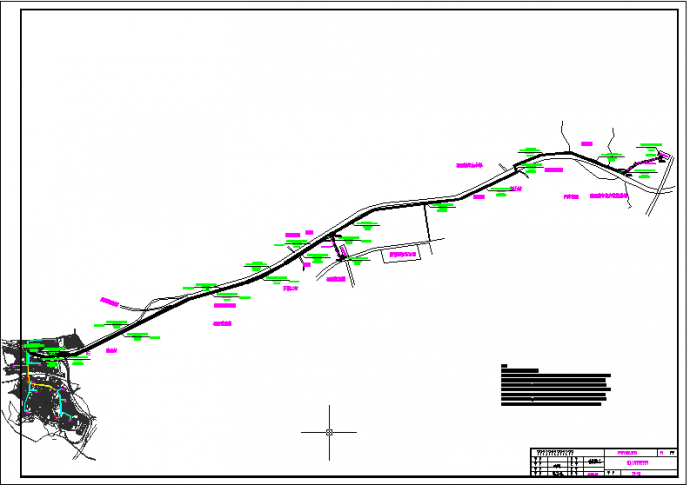 五套10kv标准设计线路工程cad图纸_图1