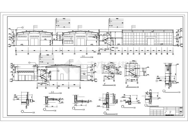 某品牌汽车4S店建筑CAD图纸-图二