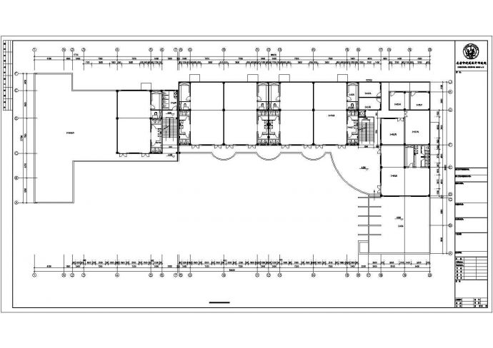 某私立幼儿园建筑规划CAD图纸_图1