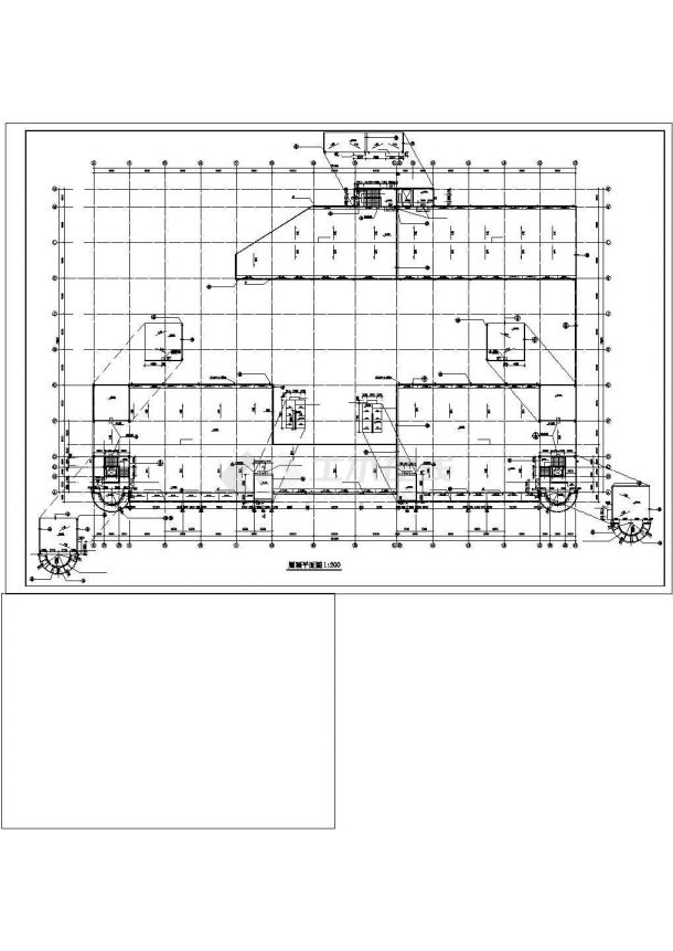 某超市CAD建筑全套施工图-图二