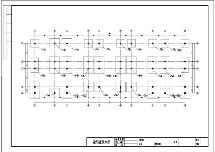 某地区多层带架空层中学教学楼完整毕业设计资料（含施组图、计算简图）_图1