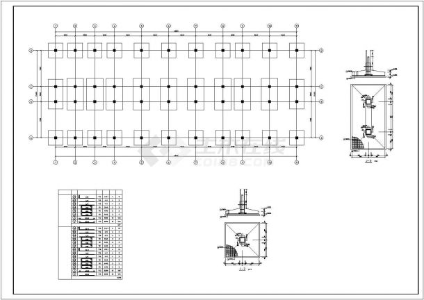 某城市学区中学教学建筑毕业设计资料（含计算书、结构图）-图一