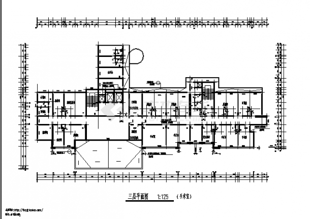 苏州某医院高层住院楼建筑设计施工cad图纸（含说明）-图二