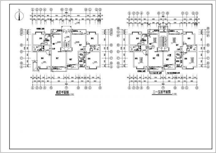 某地区办公楼建筑详细建施图_图1