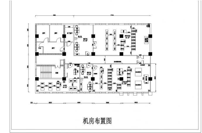 某机房电气设计施工参考CAD详图_图1