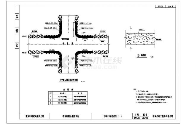 北京顺义路施工参考CAD详图-图二