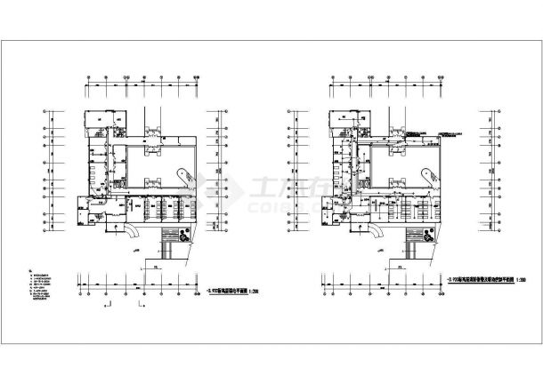 医院门诊楼强弱电施工图CAD图纸-图一