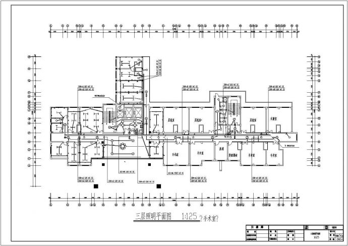 医院住院楼电气施工图CAD图纸_图1