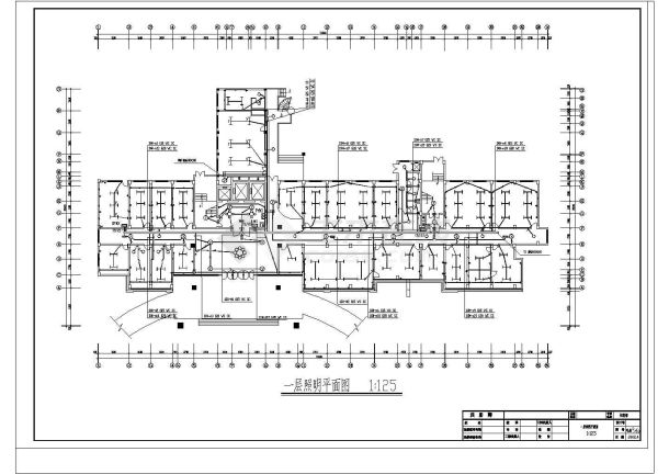 医院住院楼电气施工图CAD图纸-图二