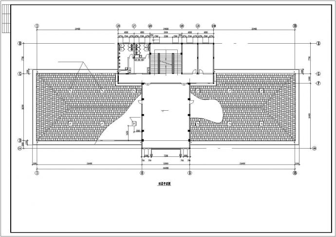 某局部地4层4193平米培训贸易中心的主体CAD建筑设计施工图【（产品展示 贸易洽谈和宾客接）平立剖 楼梯 节点门窗大样 说明】_图1