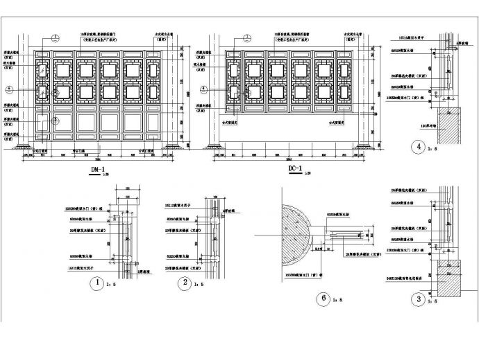 某杉湖岛七层塔CAD全套建筑设计施工图纸（含大样）_图1