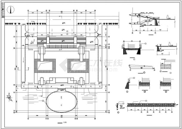 某教学楼建筑设计CAD全套施工图-图一