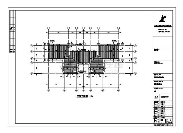 某四合院建筑CAD平面设计图-图二