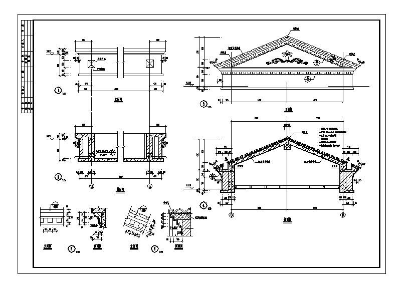 餐厅建筑CAD平面施工图