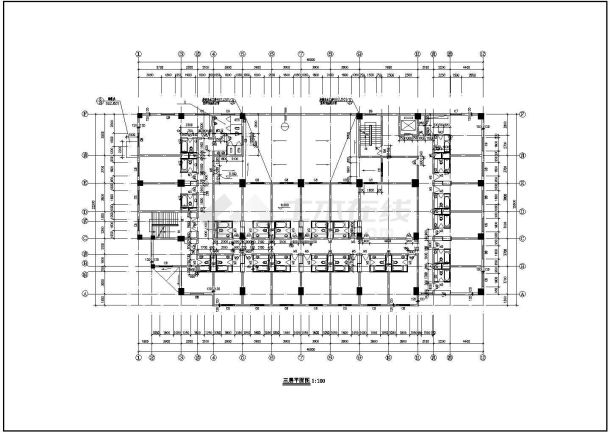 某综合楼CAD建筑设计施工图-图二