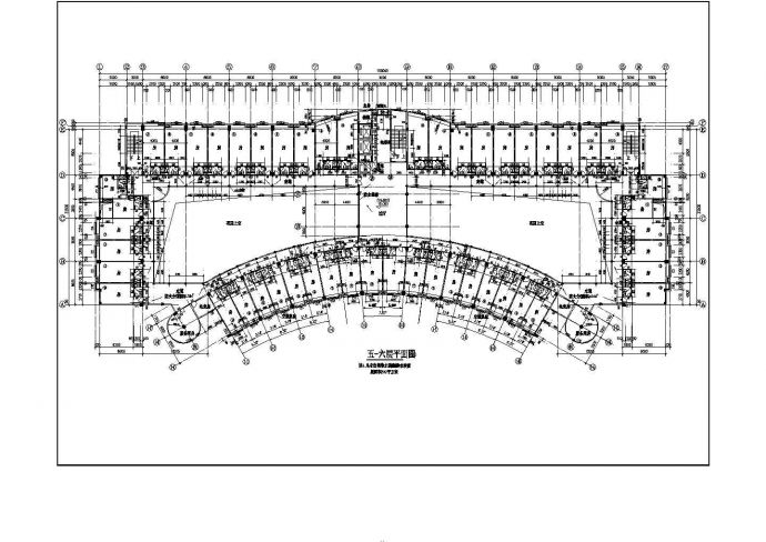 某商业综合楼框架结构CAD设计施工图_图1