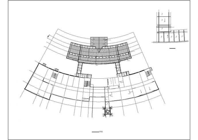 某香洲半岛会所A栋CAD室内设计装修施工图（度假式）_图1