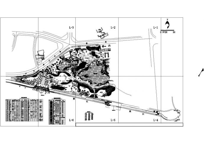 某公园及儿童CAD整体建筑设计规划图_图1