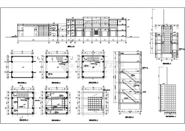 某艺术中心CAD建筑施工图-图二