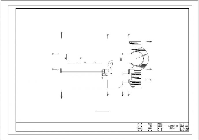 某培训楼建筑设计参考CAD图纸_图1