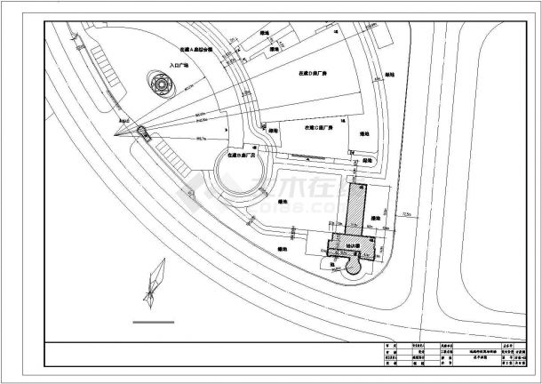 某培训楼建筑设计参考CAD图纸-图二