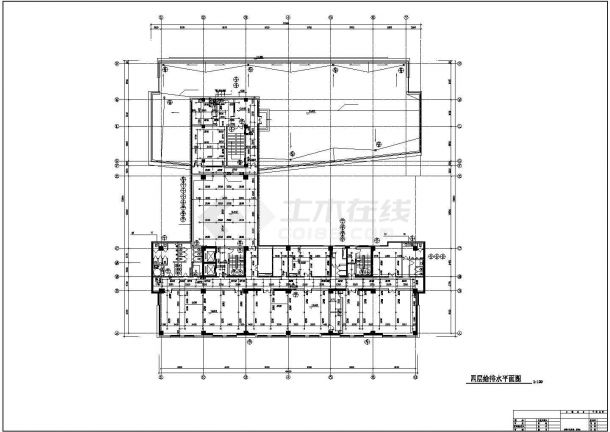 某多层办公楼建组布置参考详图-图一